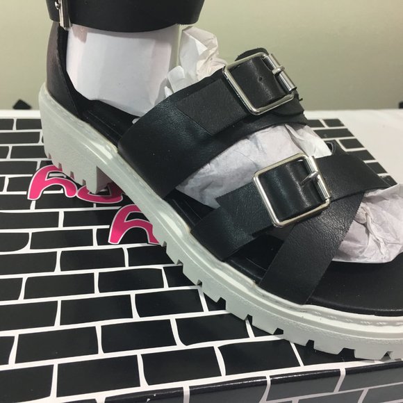 Dirty Laundry | Shoes | Dirty Laundry Black Sandals Used Wo  Dirty Laundry Black Lilybelle Sporty Sandals 7.5